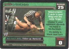 Critical Injury